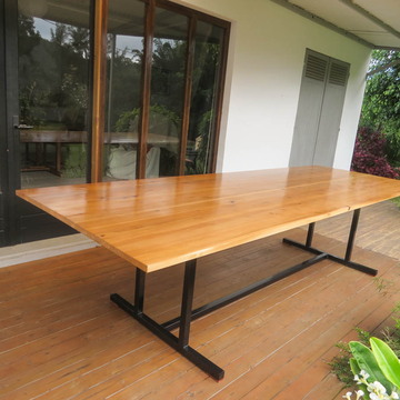 Table métal et cryptoméria