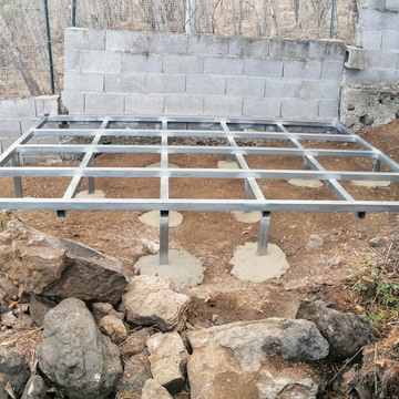 Structure terrasse